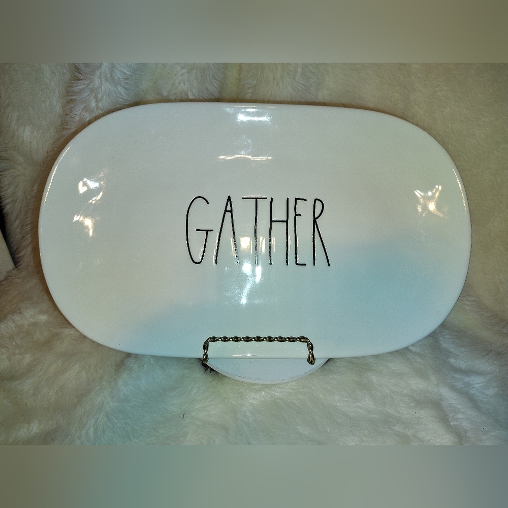 Large Rae Dunn Gather Platter